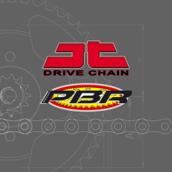 Kit de cadena JT 525Z3 16/41 Super-Reforzado - corona ultraligero anodizado endurecido