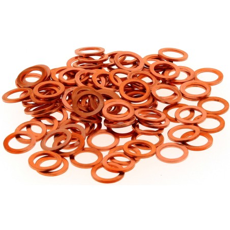 Arandela cobre 8X12X1,0 Bolsa de 100 piezas R080120BC/100