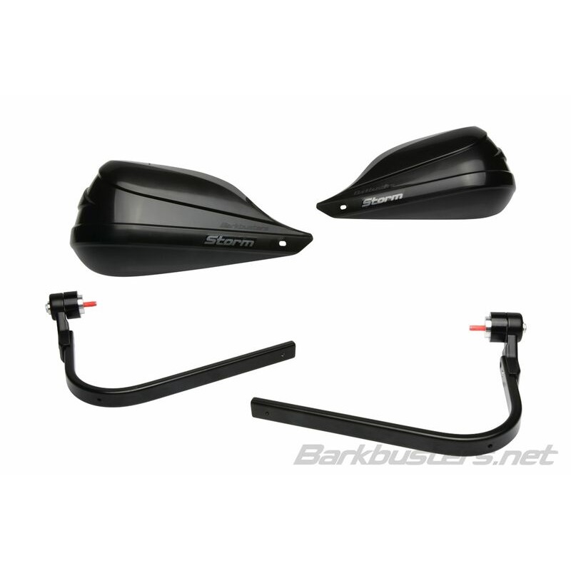 Kit de paramanos Barkbusters STORM THREADED universal Color negro