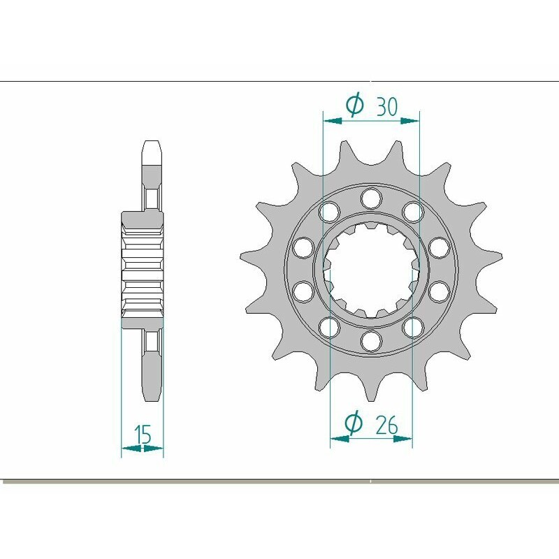 Kit de cadena 525XHR3 16/45 Standard - corona Standard 164800