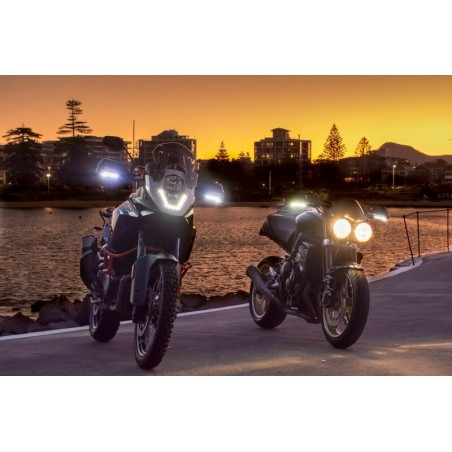 Kit intermitentes LED luz ambar, paramanos Barkbusters JET, VPS,STORM