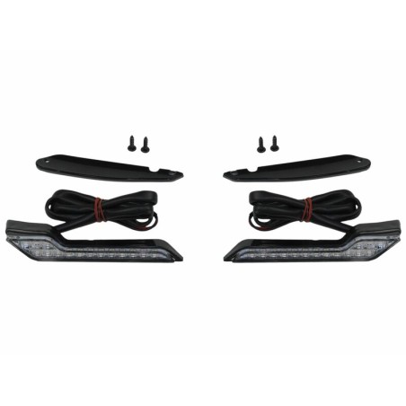 Kit luces de posición LED luz blanca, paramanos Barkbusters VPS,STORM