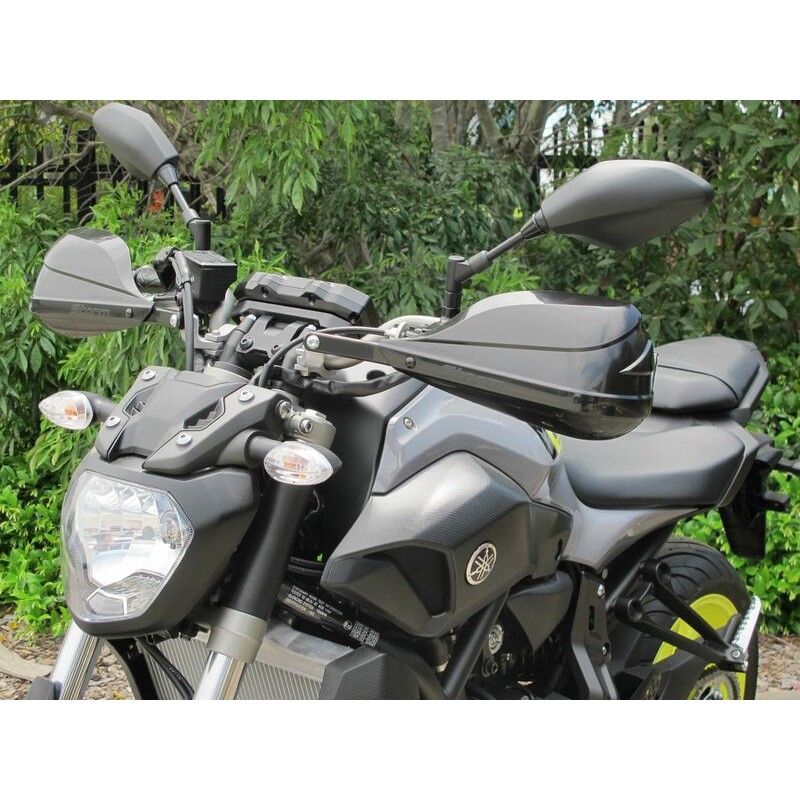 Soportes de aluminio Barkbusters Fijación de doble anclaje Color negro