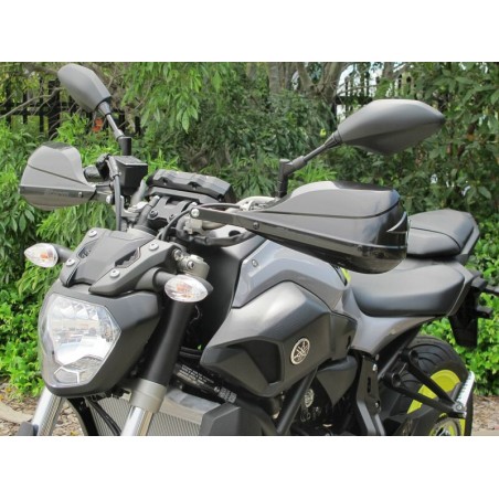 Soportes de aluminio Barkbusters Fijación de doble anclaje Color negro