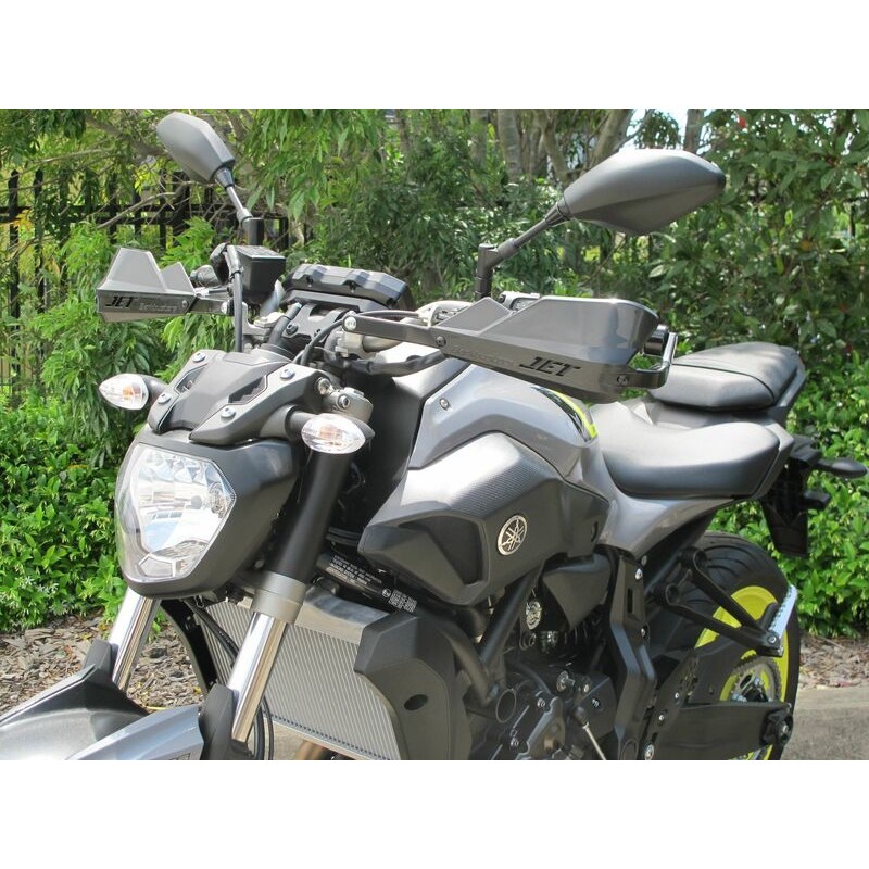 Soportes de aluminio Barkbusters Fijación de doble anclaje Color negro