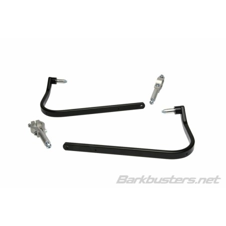 Soportes de aluminio Barkbusters Fijación de doble anclaje Color negro