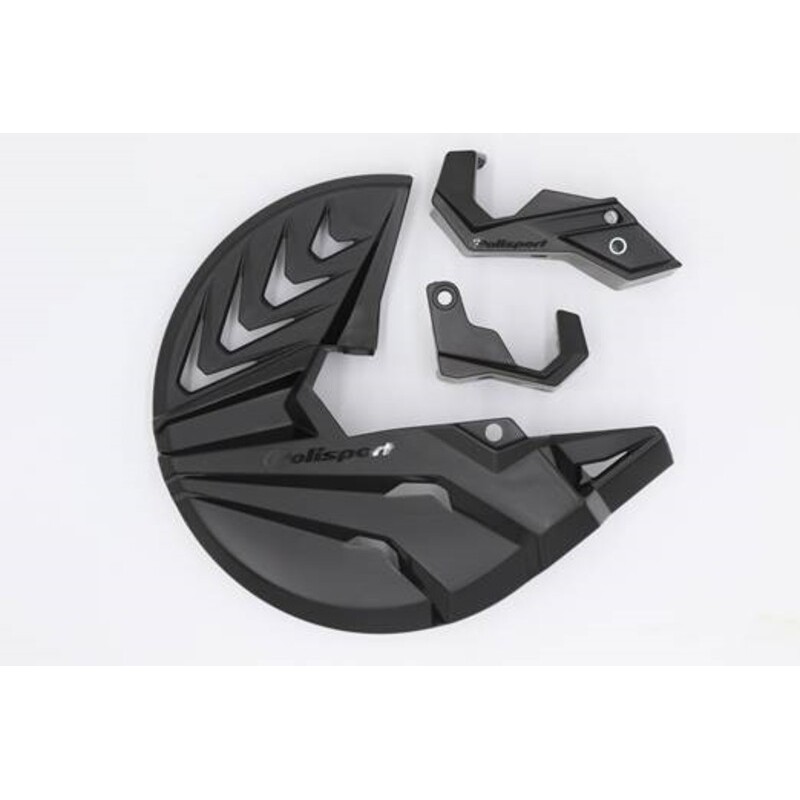 Protector de disco y puntera de Horquilla Polisport negro KTM Husqvarna 8151600001
