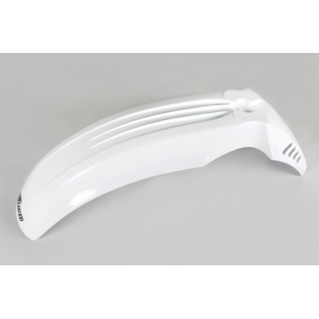 Guardabarros delantero universal UFO 500-600 cross-enduro blanco PA01014-041