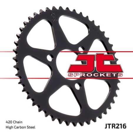 Corona JT SPROCKETS acero estándar 216 - Paso 420
