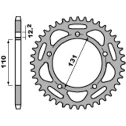 Corona PBR aluminio ultra-light anodizado 4586 - 520 2
