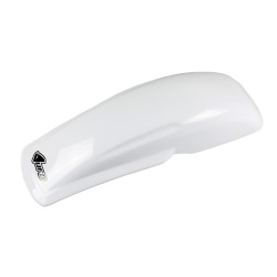 Guardabarros trasero universal UFO 125-250-500 cross-enduro blanco PP01109-041