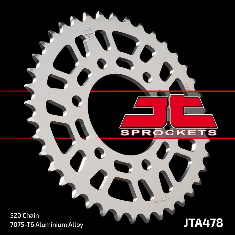 Corona JT SPROCKETS aluminio ultraligera 478 - Paso 520