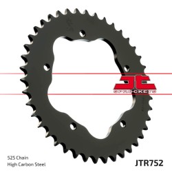 Corona JT SPROCKETS acero estándar 752 - Paso 520 - Requiere portacoronas JT SPROCKETS 2