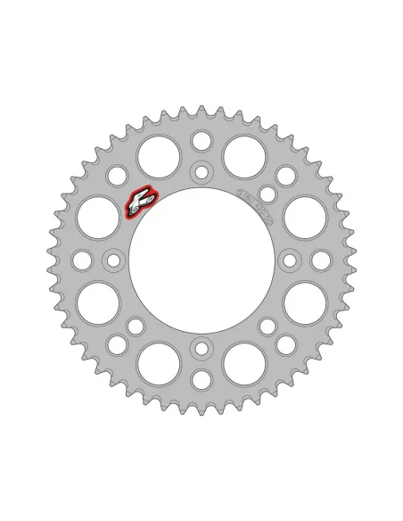Corona RENTHAL aluminio ultraligera autolimpiable 518U - 420