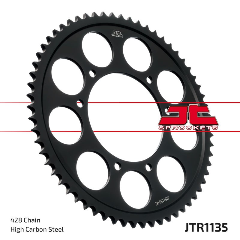 Corona JT SPROCKETS acero estándar 751 - Paso 524