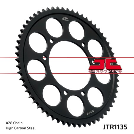 Corona JT SPROCKETS acero estándar 751 - Paso 524