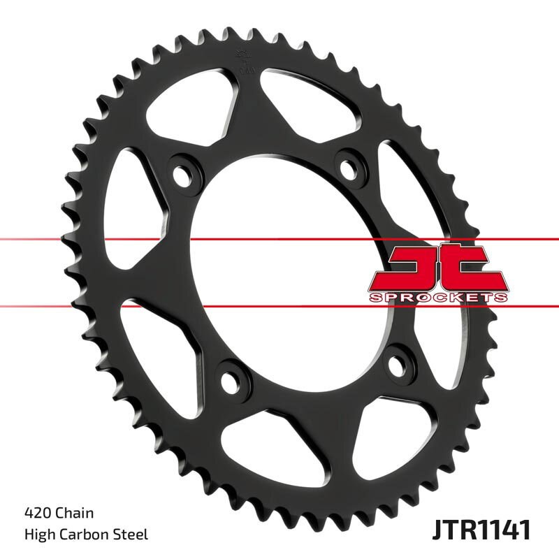 Corona JT SPROCKETS acero estándar 1141 - Paso 420