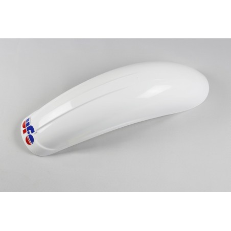 Guardabarros trasero universal UFO cross pequeña 50cc-75cc-80cc (1970-1974) blanco ME08022-W