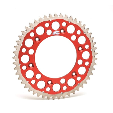 RENTHAL Twinring Aluminium Ultra-Light Self-Cleaning Hard Anodized Rear Sprocket HA - 520