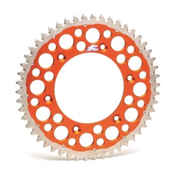 RENTHAL Twinring Aluminium Ultra-Light Self-Cleaning Hard Anodized Rear Sprocket HA - 520
