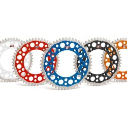 RENTHAL Twinring Aluminium Ultra-Light Self-Cleaning Hard Anodized Rear Sprocket HA - 520 2