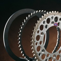 RENTHAL Twinring Aluminium Ultra-Light Self-Cleaning Hard Anodized Rear Sprocket HA - 520 2