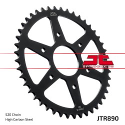 Corona JT SPROCKETS acero estándar 890 - Paso 520 2