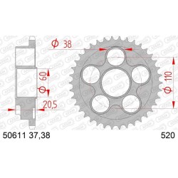 Corona AFAM acero estándar 50611 - Paso 520