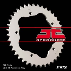 Corona JT SPROCKETS acero estándar 751 - Paso 520 - Requiere portacoronas JT SPROCKETS 2