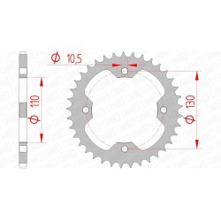 Corona AFAM acero estándar 16406 - Paso 520