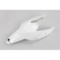 Guardabarros trasero con paneles laterales UFO KTM blanco KT04021-047