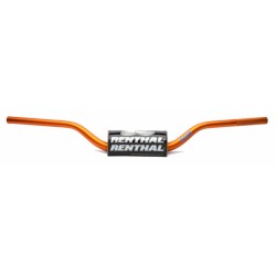 Manillar Renthal Fatbar SX85 13- naranja con protector negro 831-01-OR