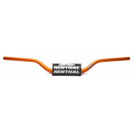 Manillar Renthal Fatbar SX85 13- naranja con protector negro 831-01-OR
