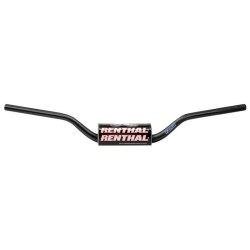 Manillar Renthal Fatbar Mcgrath negro con protector negro 821-01-BK