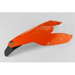Guardabarros trasero con paneles laterales y piloto LED UFO KTM naranja KT03097-127