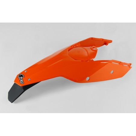 Guardabarros trasero con paneles laterales y piloto LED UFO KTM naranja KT03097-127