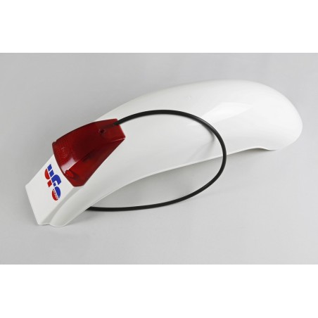 Guardabarros trasero universal UFO Preston con luz (1975-1979) blanco ME08031-W