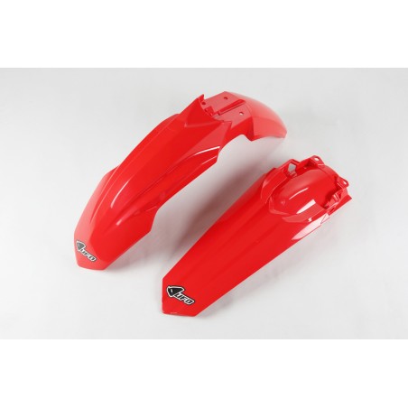Kit guardabarros delantero & Trasero UFO OEM Color rojo Honda CRF450R