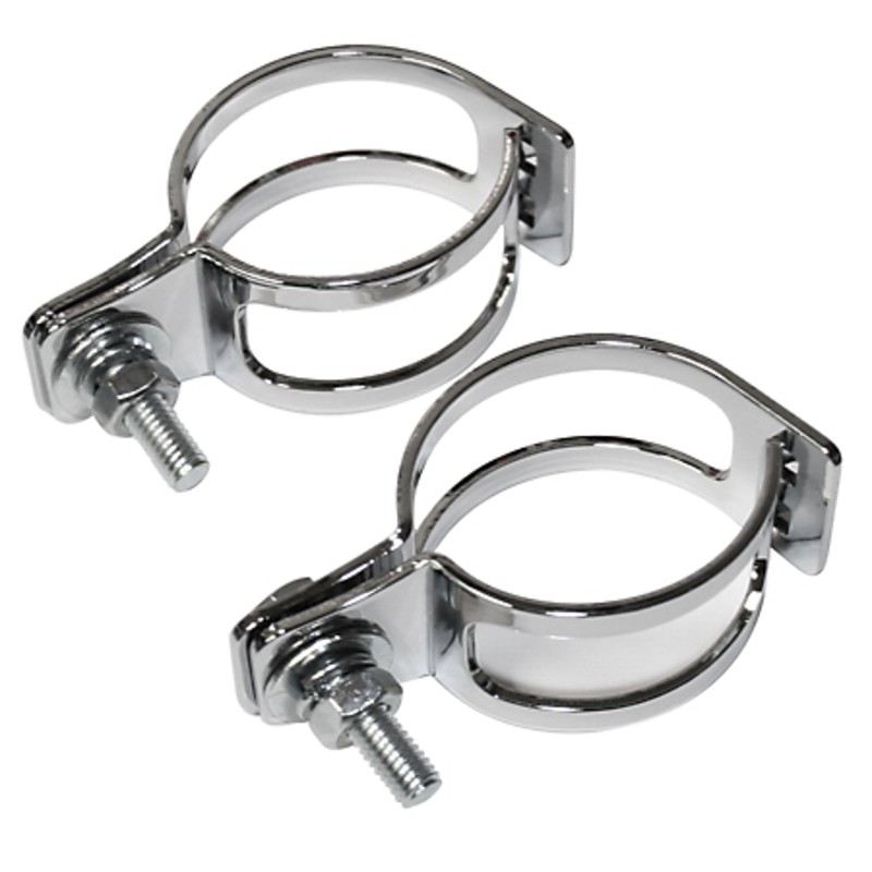 HIGHSIDER smart Indicator clamp, two-piece, chrome-plated, pipe mounting 39-42mm