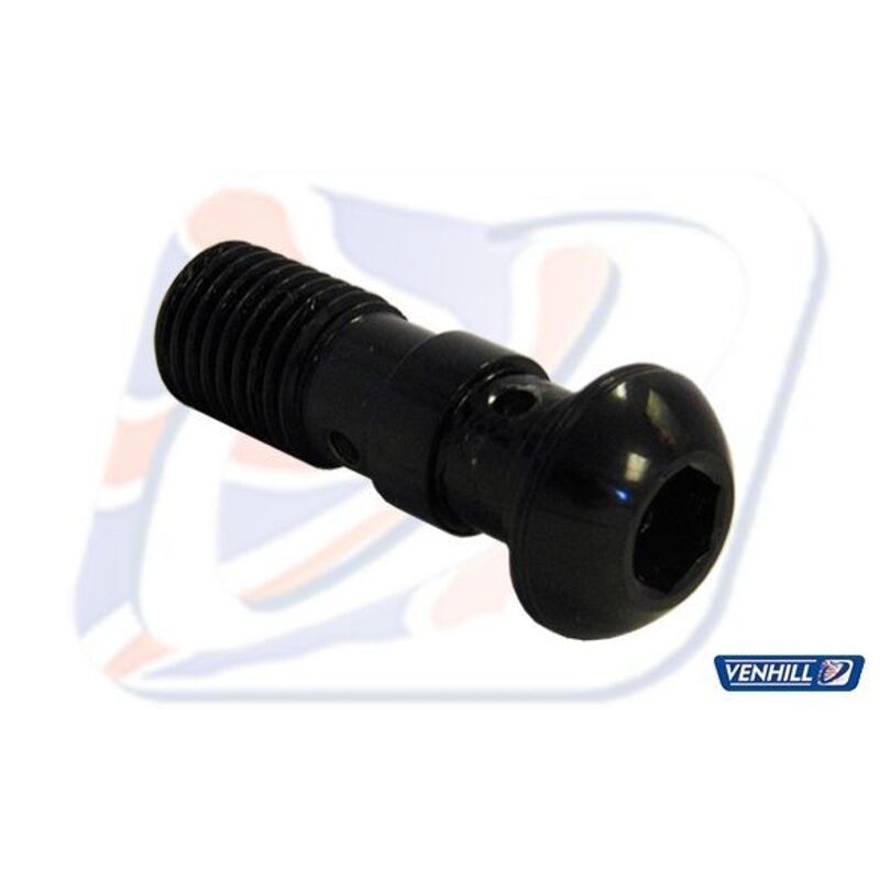 Tornillo doble alomado M10x1.25 Venhill negro