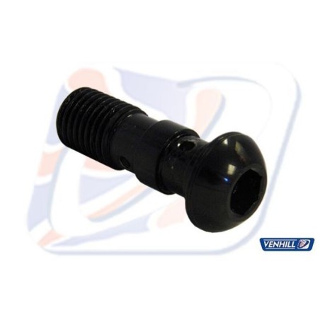 Tornillo doble alomado M10x1.25 Venhill negro