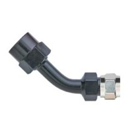 Conector 45° Venhill negro