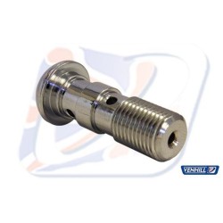 Tornillo doble alomado M10x1 Venhill cromado