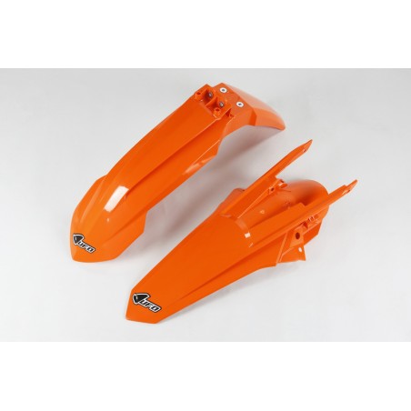 Kit guardabarros delantero & Trasero UFO OEM Color naranja KTM