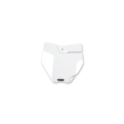 Portanúmeros delantero UFO KTM blanco KT04063-047