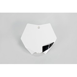 Portanúmeros delantero UFO KTM blanco KT03093-047