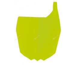Portanúmeros delantero RACETECH Amarillo Neón Yamaha YZ125 / 250 / 250F / 450F