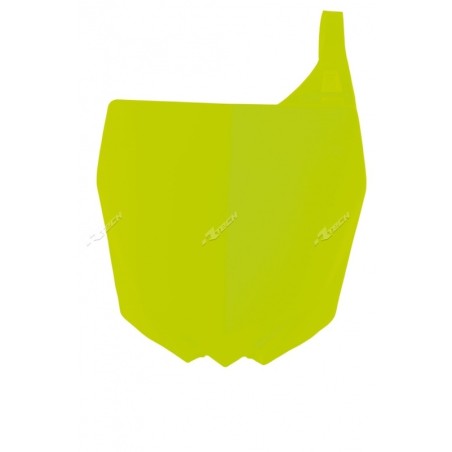 Portanúmeros delantero RACETECH Amarillo Neón Yamaha YZ125 / 250 / 250F / 450F