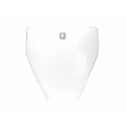 Portanúmeros delantero RACETECH Blanco Husqvarna TC85