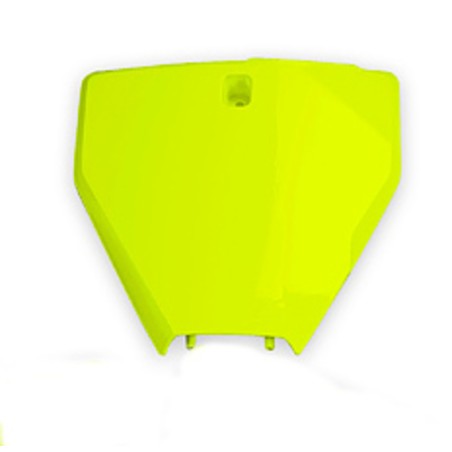 Portanúmeros delantero UFO Husqvarna amarillo fluor